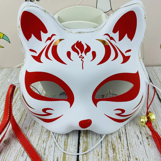 Japanese Kitsune Half Face Mask Cos13