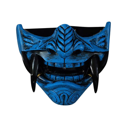 Japanese Half Face Oni Demon Mask - Cos02