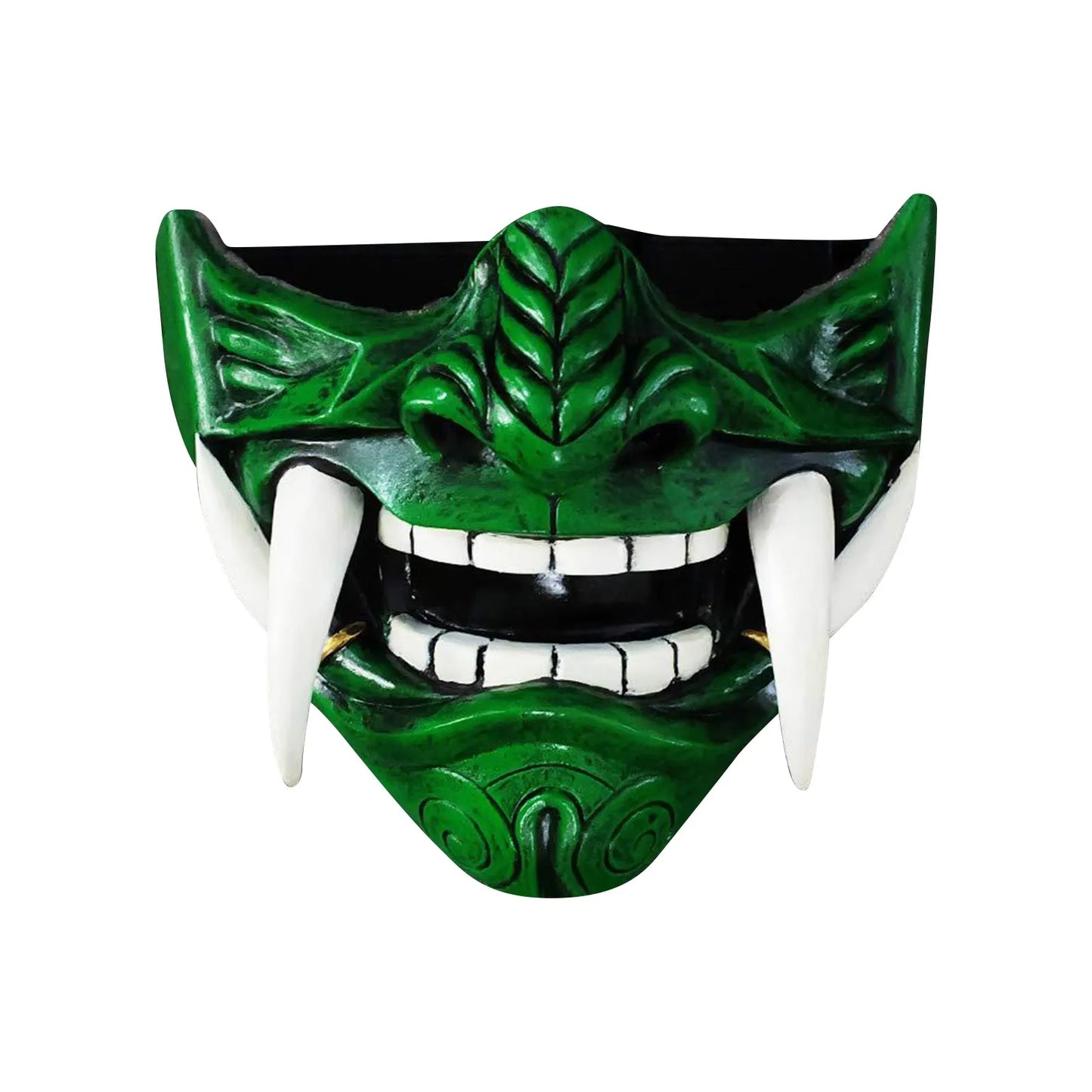 Japanese Half Face Oni Demon Mask - Cos02