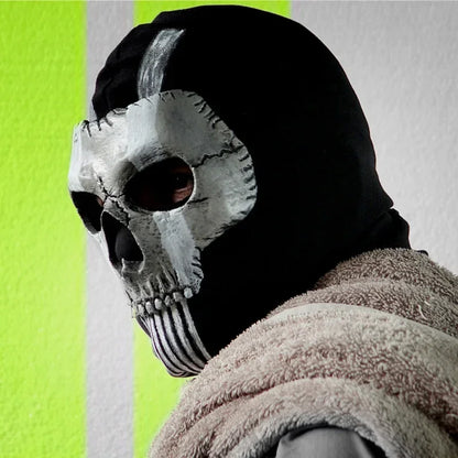 NEW Ghost Mask 2025 COD Cosplay Airsoft Tactical Skull Full Mask