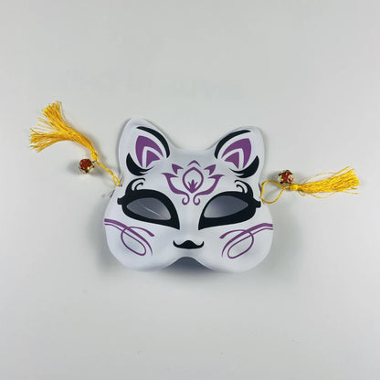 Japanese Kitsune Half Face Mask Cos04