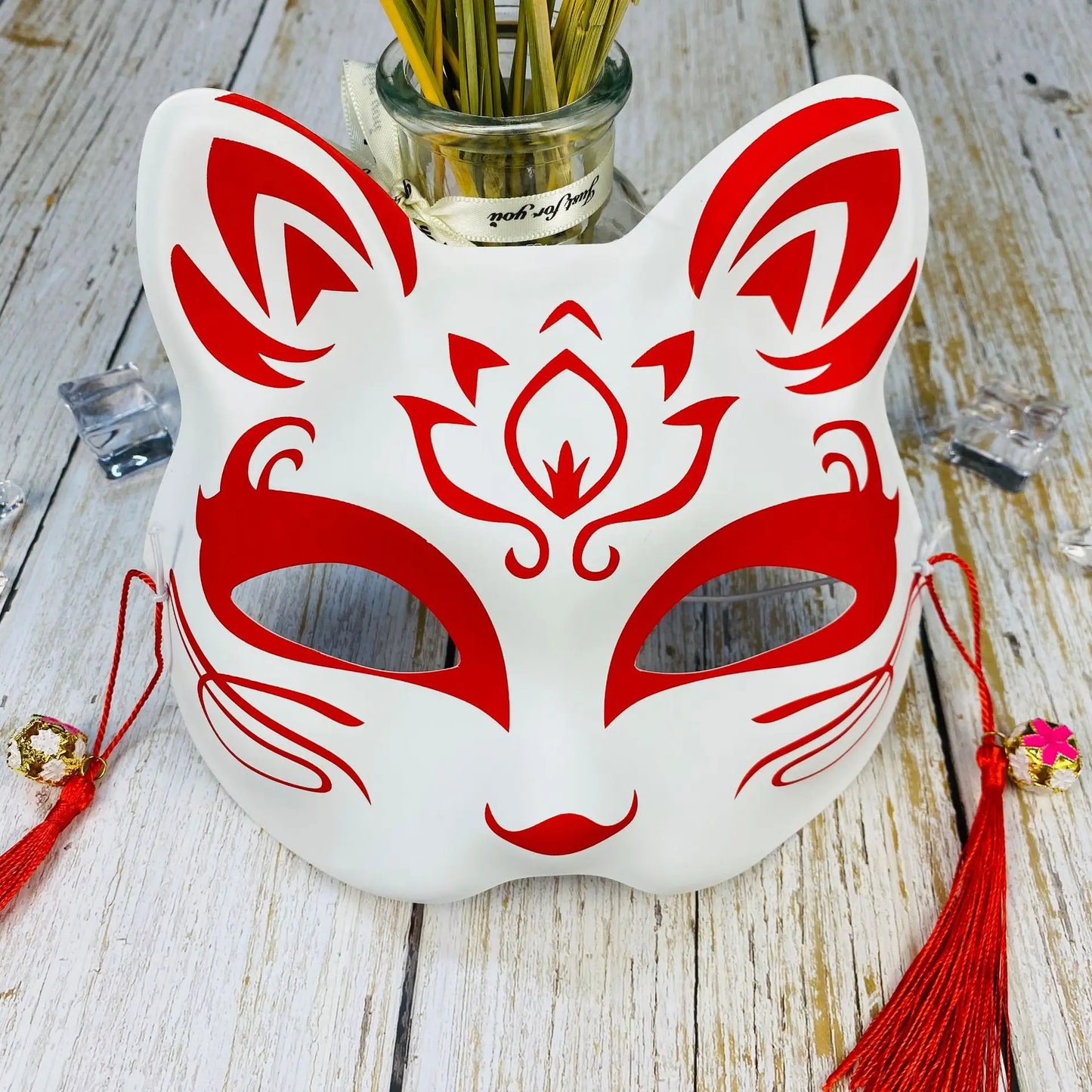 Japanese Kitsune Half Face Mask Cos13