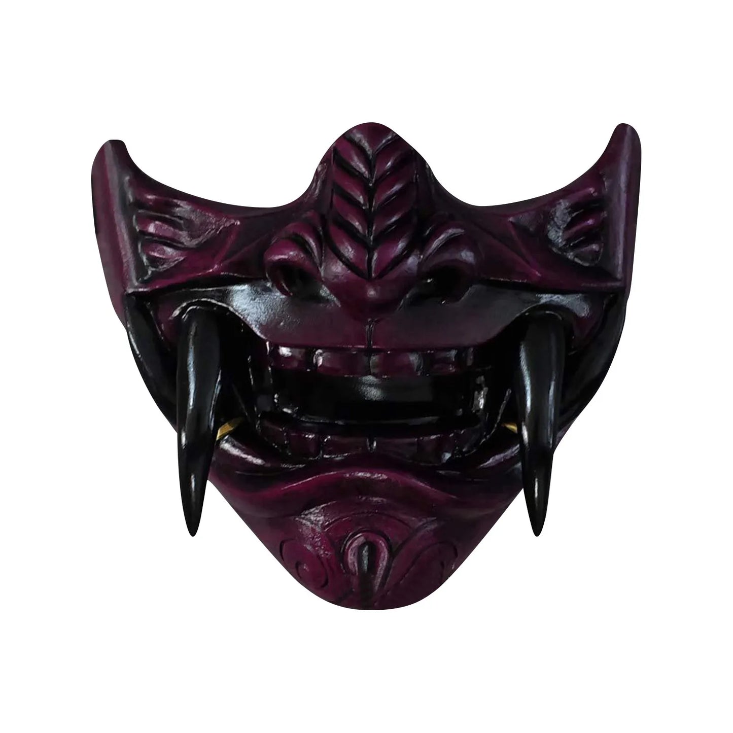 Japanese Half Face Oni Demon Mask - Cos02