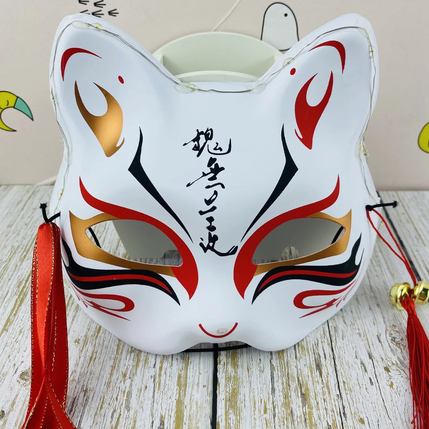 Japanese Kitsune Half Face Mask Cos19