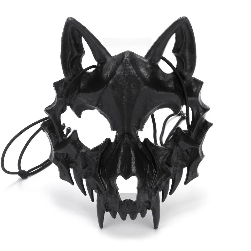 Long Teeth Skeleton Half Face Mask (S03)