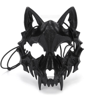 Long Teeth Skeleton Half Face Mask (S04)