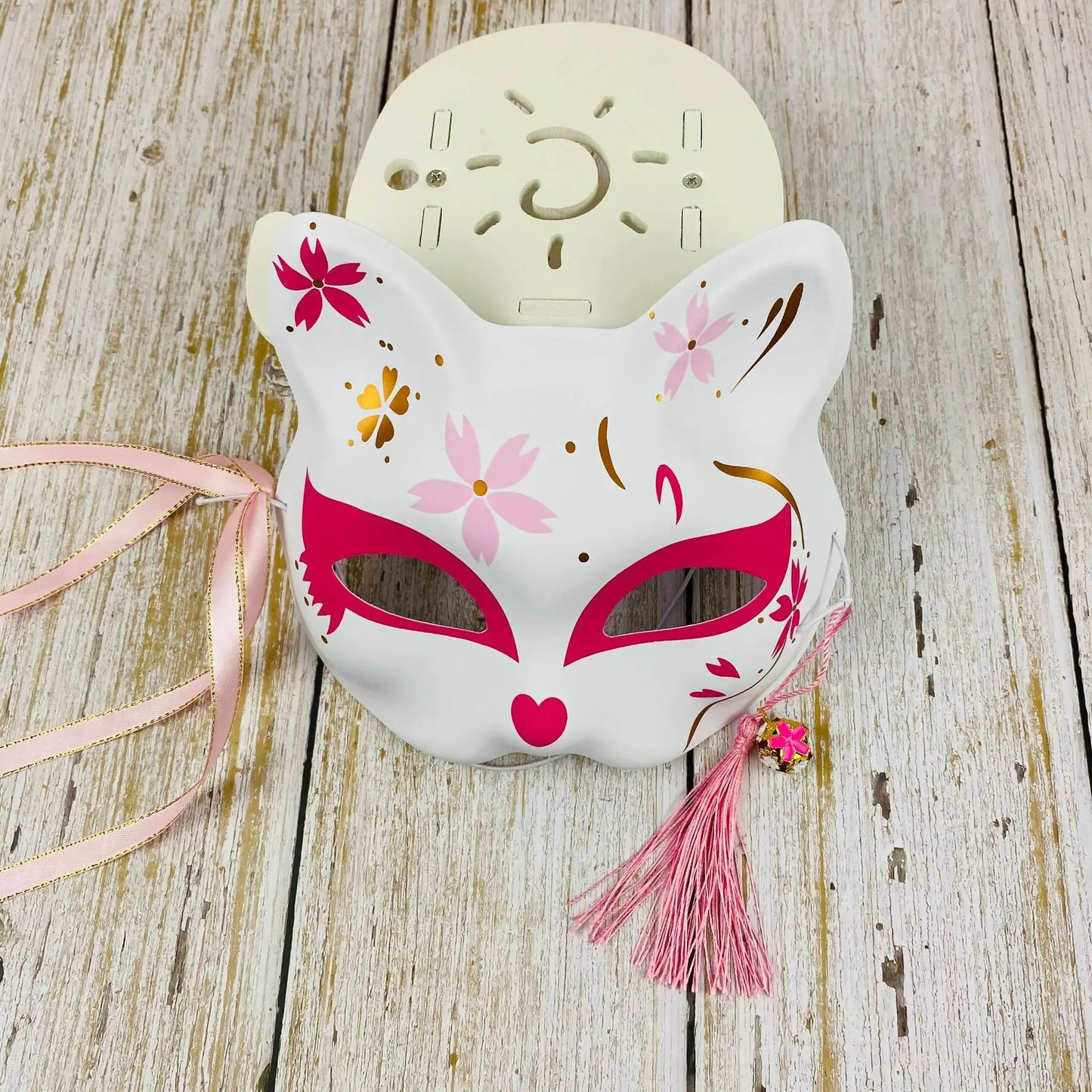 Japanese Kitsune Half Face Mask Cos04