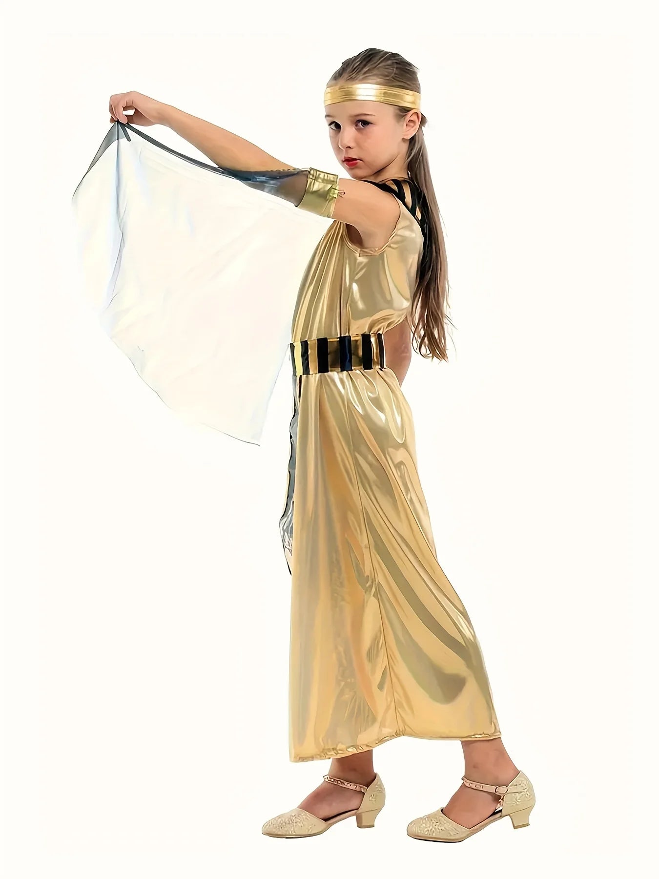 Kids Girls Cosplay Costumes Ancient Egypt Cleopatra Dress Cosplay