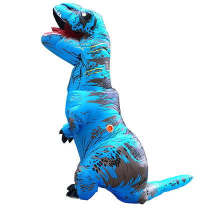 Adult Kids Inflatable Dinosaur Costumes Suit Dress Anime Party Cosplay Carnival Purim Halloween Costume For Man Woman