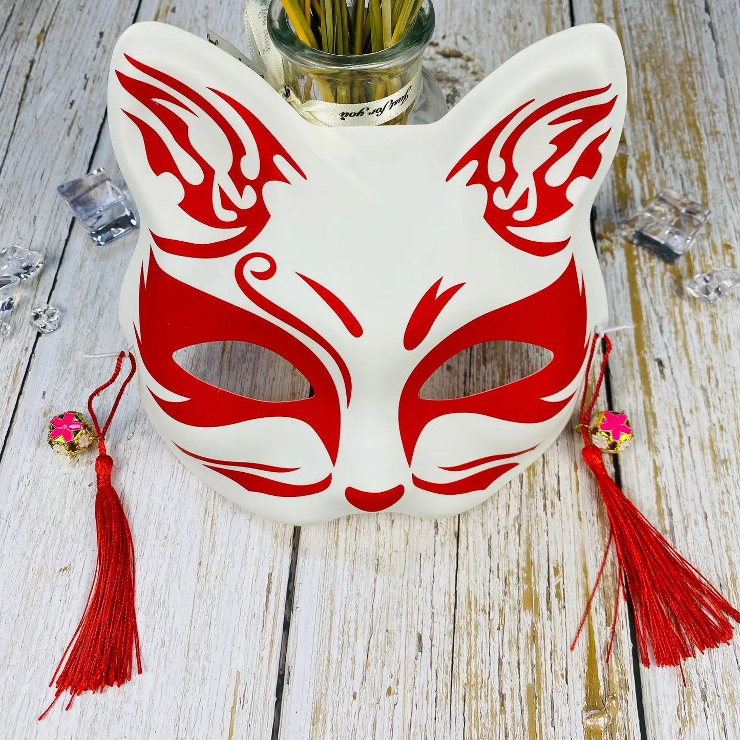 Japanese Kitsune Half Face Mask Cos19