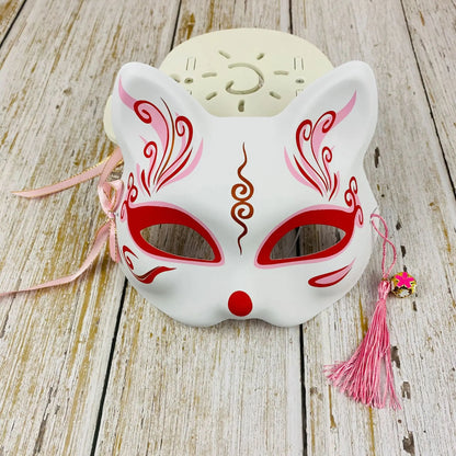 Japanese Kitsune Half Face Mask Cos04