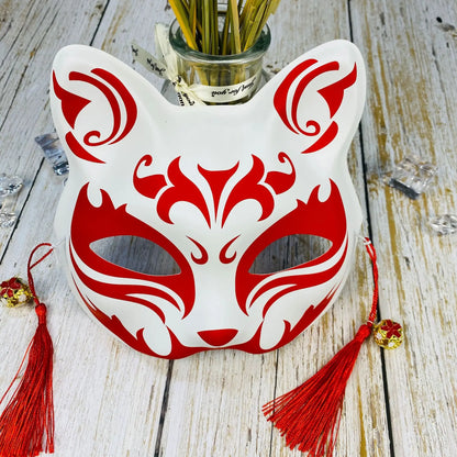 Japanese Kitsune Half Face Mask Cos13